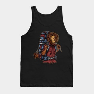 Cool lion conqueror of nature Tank Top